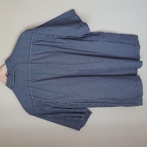 DKNY black button down short sleeve shirt - Picture 3 of 6